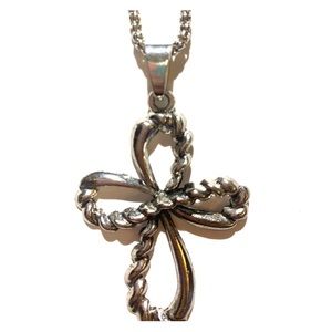 Vintage Cross Costume Necklace